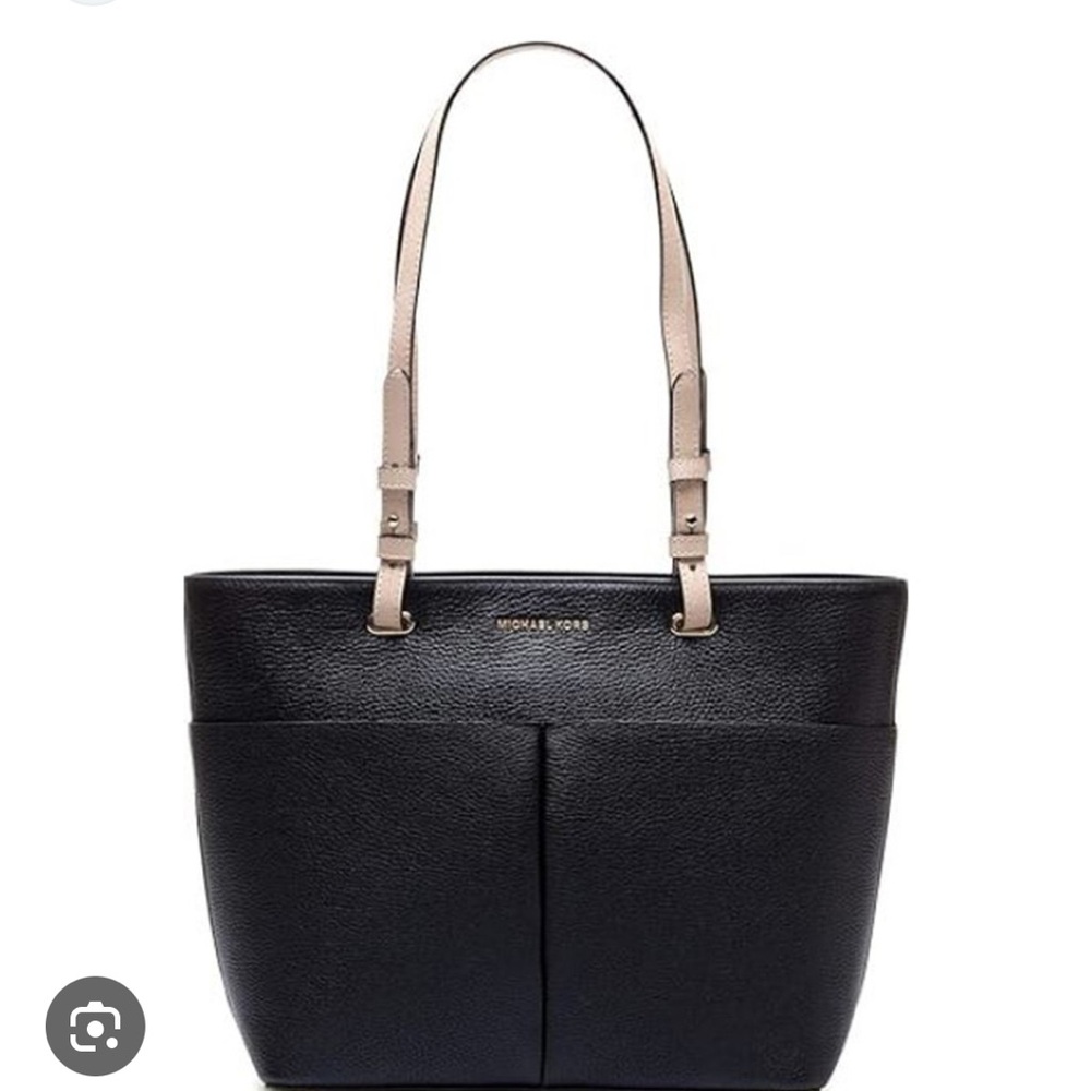 Michael Kors Black and Tan Tote Bag